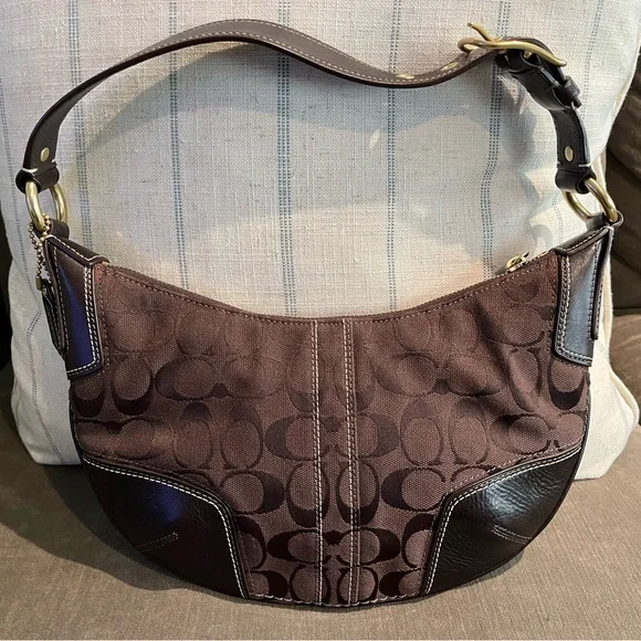 Coach Brown Shoulder Bag - Picture 2 of 2